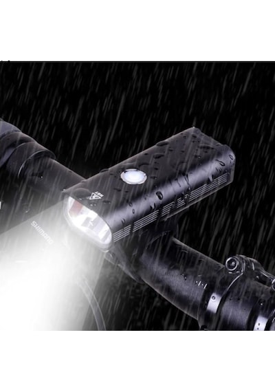 Forte Gt 400 Lümen Bisiklet Ön Farı Xbyc 6125 Usb Şarjlı Siyah