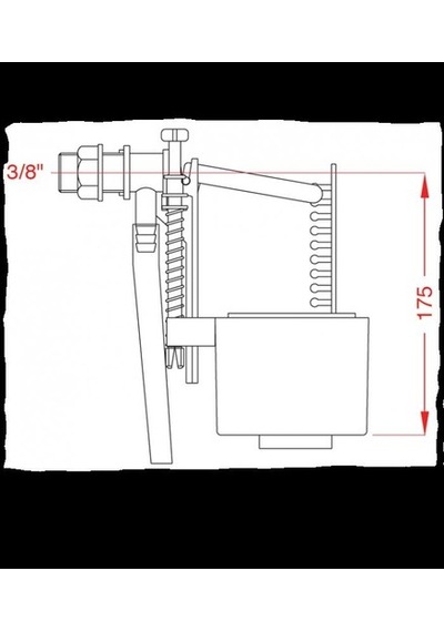 Japar 1/2 Şok Kapatmalı Flatör (234673717)