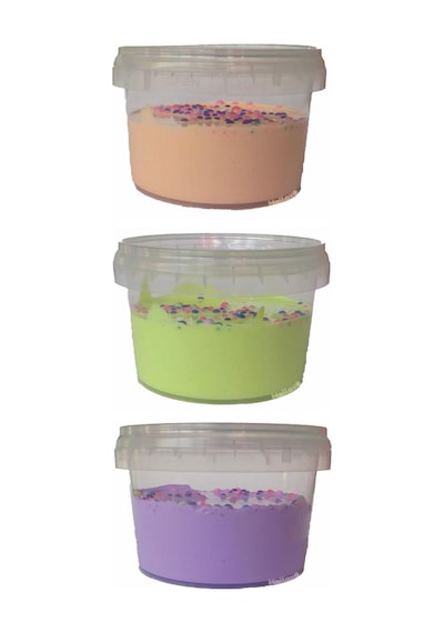 Slime Köpüklü Ele Yapışmayan Slime 3 Lü Pofuduk Slaym Oyun Hamuru Çok Renkli