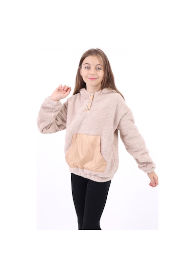 Toontoy Kız Çocuk Sweatshirt Bej