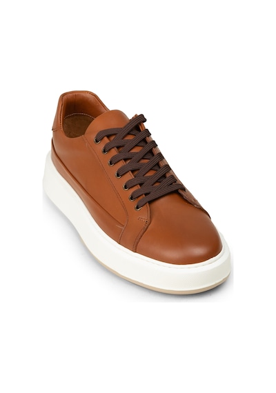Deery Erkek Taba Renk Hakiki Deri Sneaker Ayakkabı - E4482mtbac01