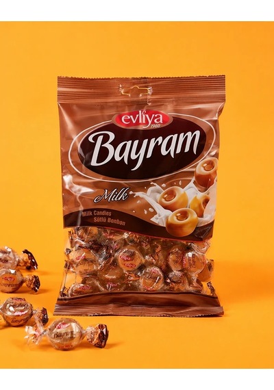Evliya Şekerleme Bayram Sütlü Bonbon Şeker 350 G