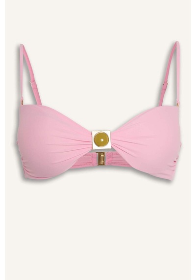Defacto Lilyrose X Defacto Regular Fit Bikini Üstü H8858ax26hspn666 Pembe-pn666
