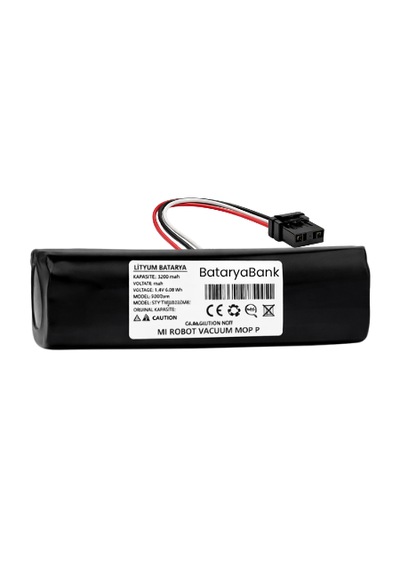 Viomi V2 Pro Uyumlu Batarya 3200mah  Kapasite Robot Süpürge Pili Li-ion Pil