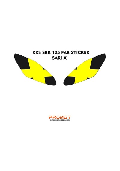 Srk 125 R 2023 - 2026 Uyumlu Far Sticker 06 Diğer