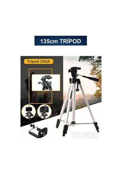 Profesyonel Outdoor Tripod 135cm Tüm Dslr Kameralarla Uyumlu Vide