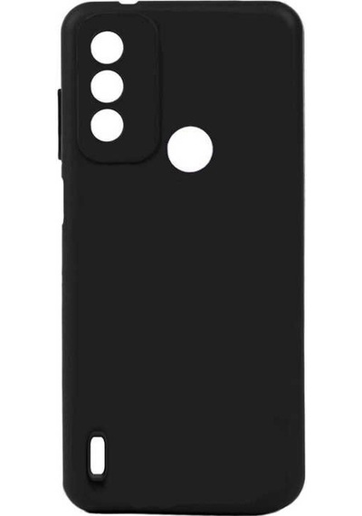 Noktaks - Tecno Uyumlu Tecno Spark 6 Go - Kılıf Mat Soft Esnek Biye Silikon - Siyah