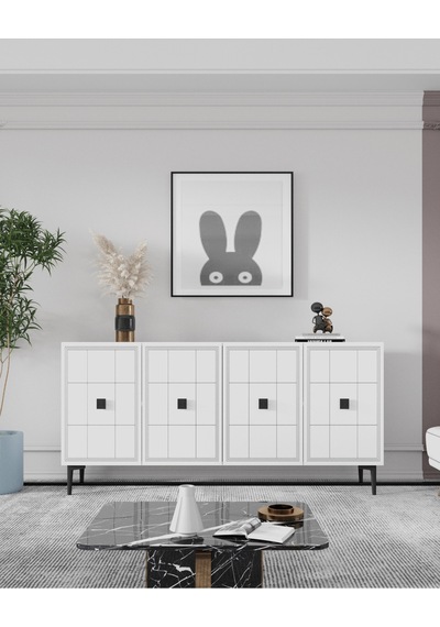 Ka1202b - Yuka Konsol, Tv Sehpası Beyaz 120cm Beyaz Ka1202b - Yuka Konsol, Tv Sehpası Beyaz 120cm Beyaz