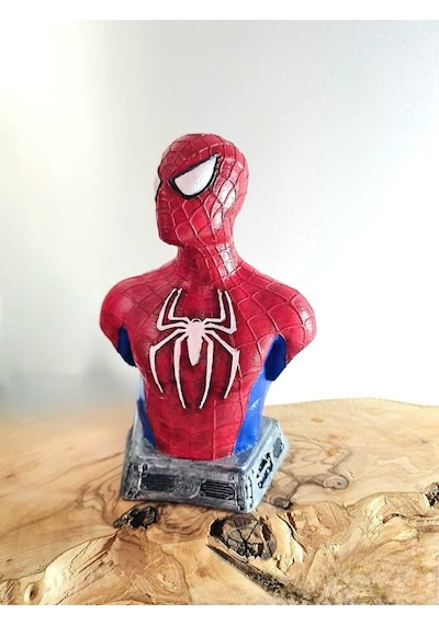 3d Spider Man- Örümcek Adam Figür-15cm-fanart