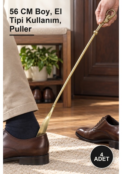 4 Adet Pirinç Kerata Çekecek 56 Cm Boy, El Tipi Kullanım, Puller