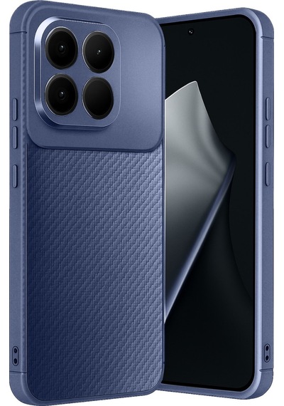 Xiaomi Mi 15t Uyumlu Auto Focus Karbon Kapak - Lacivert