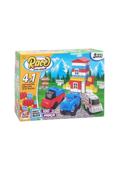 Asya Oyuncak Ant Blocks 100 Parça City Set Ant 011