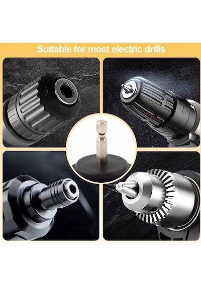 Kyrotech 3 Lü Matkap Fırça Başlık Seti, Ultra Dayanıklı Naylon Temizlik Fırçası, Banyo, Mutfak,