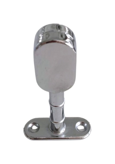 Oval Ayaklı Kapalı Askı Borusu Flanşı Mobilya Oval Boru Flanşı İç Ölçüleri En:15mm Boy:25mm 2 Adet Krom