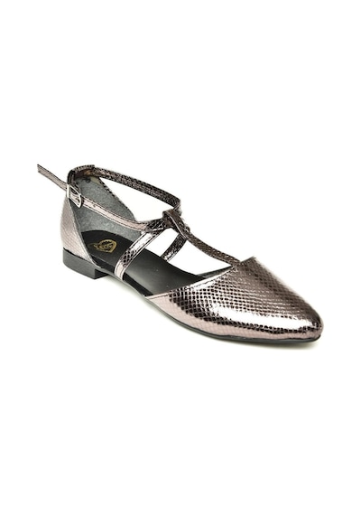 Fox Shoes Platin Kadın Babet D726537307 Platin