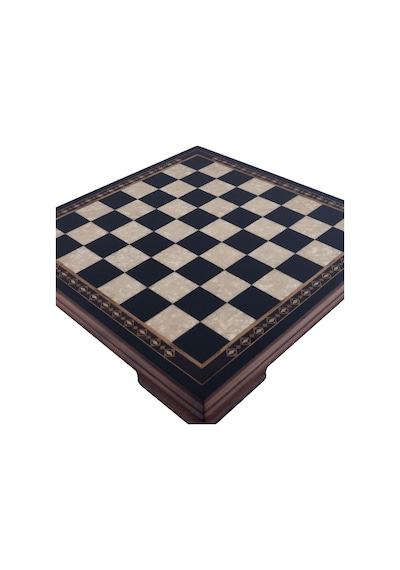 Helena Wood Art Masif Ahşap Koyu Satranç Tablası