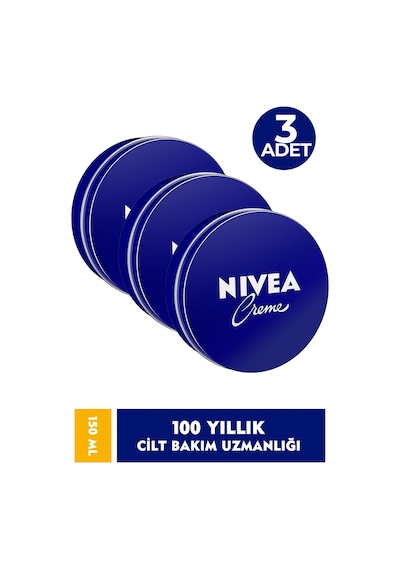 Nivea Teneke Krem 150 Ml 3 Adet