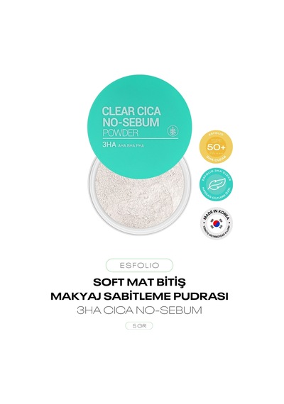 Hassas Ve Akneli Ciltler İçin Makyaj Sabitleme Pudrası 3ha No Sebum Powder Diğer