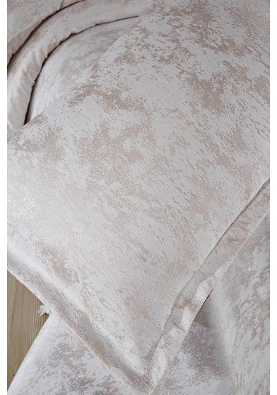 Çeyiz Diyarı Fransız Dantelli Alveria Çift Kişilik Yatak Örtüsü 230x250 Cm Krem
