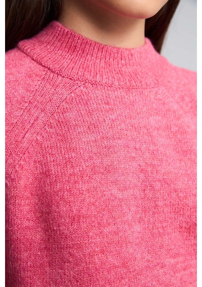 Defacto Reglan Kol Bisiklet Yaka Triko Basic Kazak Kız Çocuk H8406a826aupn86 Pembe-pn86