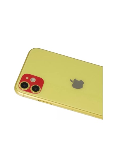 Newface Apple İphone 11 Rainbow Kamera Lens Koruma Cam - Kırmızı