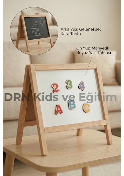 Drn Kids Ve Eğitim Drn Kidsve Eğitim ,manyetik Çift Taraflı Yazı Tahtası 117 Parça Magnet,15 Renkli Tebeşir 1 Adet Silgi Ve Kalem Ahşap Drn Kids Ve Eğitim Drn Kidsve Eğitim ,manyetik Çift Taraflı Yazı Tahtası 117 Parça Magnet,15 Renkli Tebeşir 1 Adet Silgi Ve Kalem Ahşap