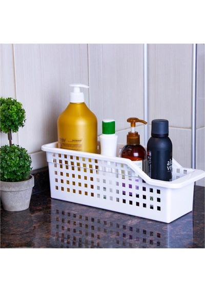 Deco Bella Plastik Mutfak Düzenleyici Beyaz Organizer Plastik Mavi Tr Diğer