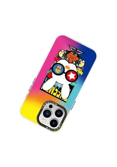 Newface Apple İphone 14 Pro Max Kılıf Estoril Desenli Kapak - Estoril - 10 Mavi