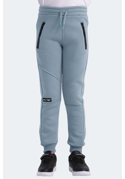 Slazenger Lamya 2 Li Set Eşofman Altı Taş Gri - Mavi