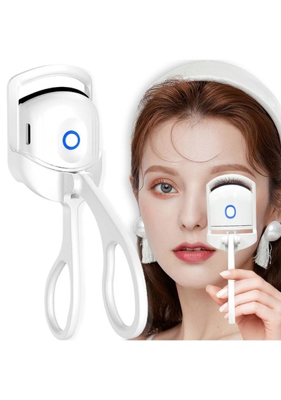 Mobgift Elektrikli Kirpik Kıvırıcı Isıtıcılı Kirpik Kıvırıcı Sabitler Kıvırır Şekillendirir