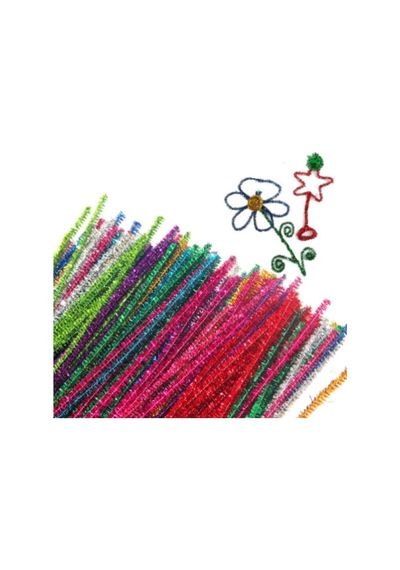 Hobialem Simli Şönil 100 Adet 30 Cm Diğer