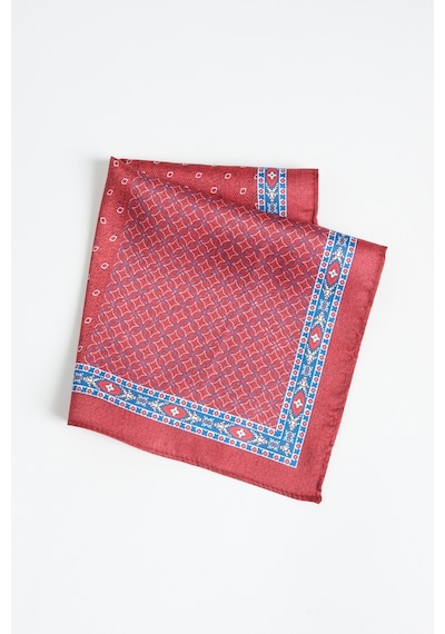 AC&Co / Altınyıldız Classics Erkek Bordo-mavi Desenli Mendil Bordo - Mavi