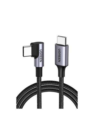 2.0 A, 60 W Usb-c & Usb-c, 90 Derece Şarj Ve Data Kablosu, 1 Metre, Acbugn50123a