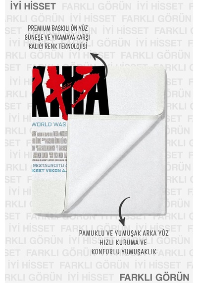 Motor Sporları Anime Plaj Havlusu - Kırmızı Beyaz Vintage Poster Hızlı Kuruyan Mikrofiber Havlu Sedef Porselen