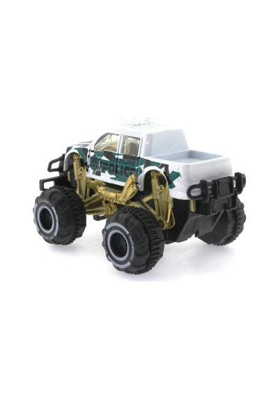 Çek Bırak Mini Off Road Beyaz Polis Aracı