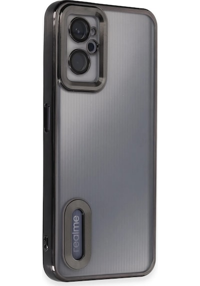 Cosmotex Newface Realme 9i 4g Kılıf Slot Silikon - Siyah Sıyah