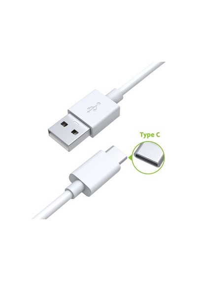 Omars Usb Type-C 3A Şarj Ve Data Kablosu - Beyaz