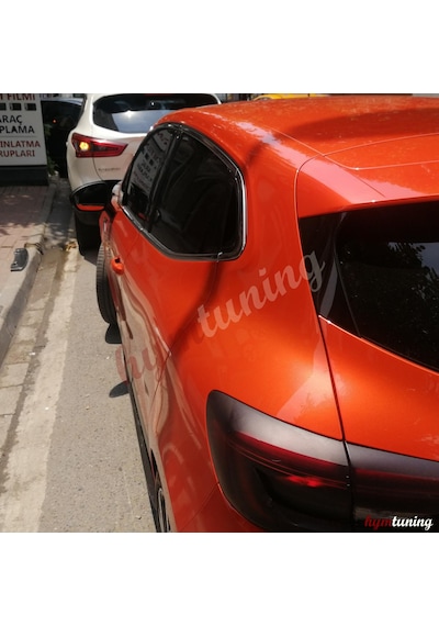 Renault Clio 5 Yarasa Ayna Kapağı - 2020+ - Piano Black