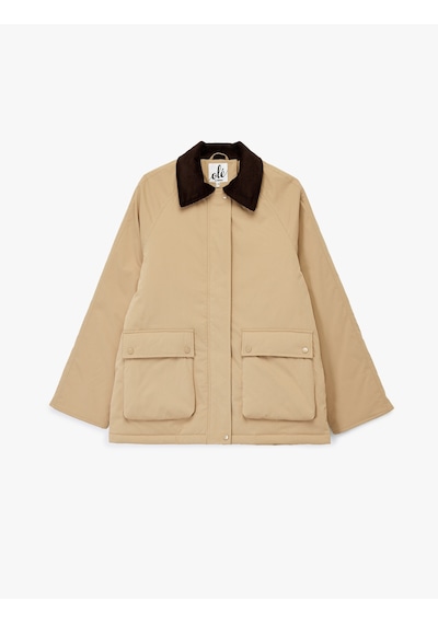 Koton Kadife Yaka Uzun Kollu Cep Detaylı Oversize Anorak Ceket Açık Kahverengi 6wal20061ıw Açık Kahve Koton Kadife Yaka Uzun Kollu Cep Detaylı Oversize Anorak Ceket Açık Kahverengi 6wal20061ıw Açık Kahve