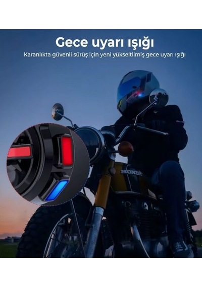 Gearelec X6 Bluetooth Kask Kulaklık Ip65 Su Geçirmez, Gürültü Azaltma, 1500mah Batarya, Interkom