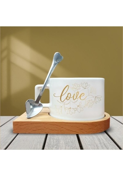 Love Temalı Kahve Fincanı-004