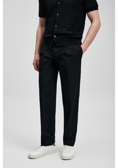Lufian Nalon Smart Erkek Chino Pantolon Slim Fit Siyah Siyah 111190365100100