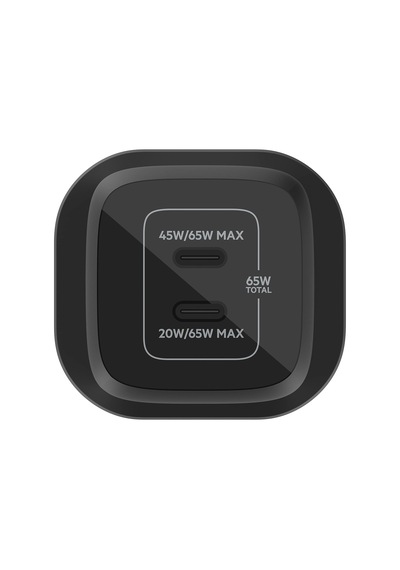 Belkin 65w Dual Usb Type C Duvar Şarj Cihazı, Gan Teknolojisi Ile