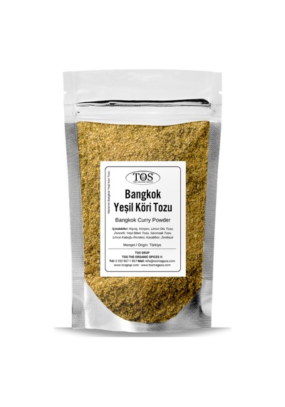 Maria'nın Bangkok Yeşil Köri Tozu 500 Gr Maria's Bangkok Green Curry Powder