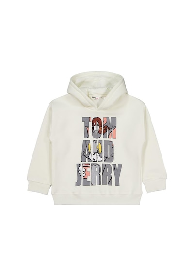 Tom And Jerry 6-9 Yaş Sweatshirt - Ekru