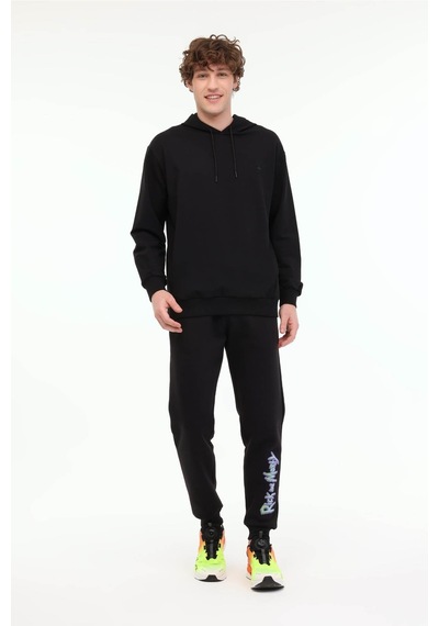 Lumberjack Mb Sn73 Hoodıe 5fx Siyah Erkek Sweatshirt A101939609 Siyah