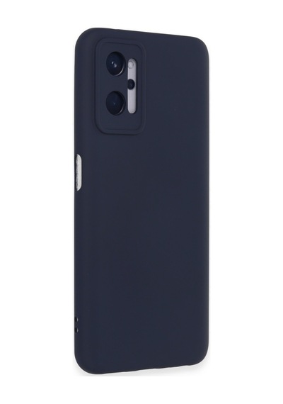 Realme 9i 4g Uyumlu Kılıf Nano İçi Kadife Silikon - Lacivert