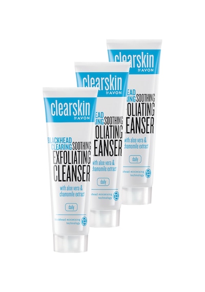 Avon Clearskin Siyah Nokta Yatıştırıcı Peeling Temizleyici 3 x 100 ML