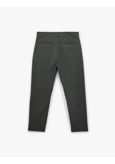 Koton Normal Bel Cepli Düğmeli Slim Fit Non Iron Esnek Kumaş Pantolon Antrasit 6sam40085hw