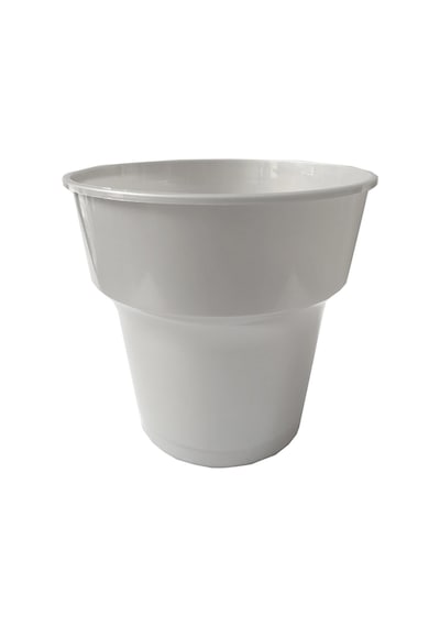 Omeyva Renkli Sert Mika Plastik Kristal Bardak - Gümüş Gri - 6 Oz / 180 Cc - 250 Adet